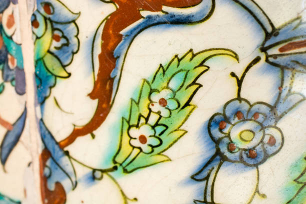 istock Ottoman ancient Handmade Turkish Tiles 942751360