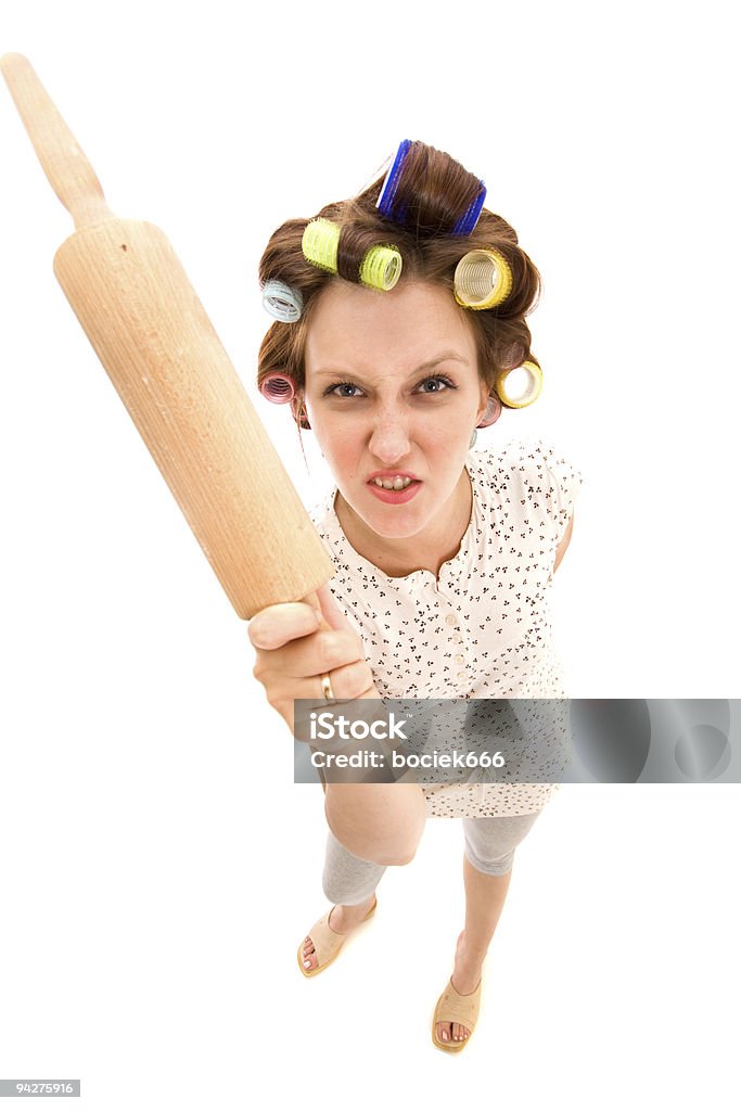 Angry dona de casa - Foto de stock de Adulto royalty-free