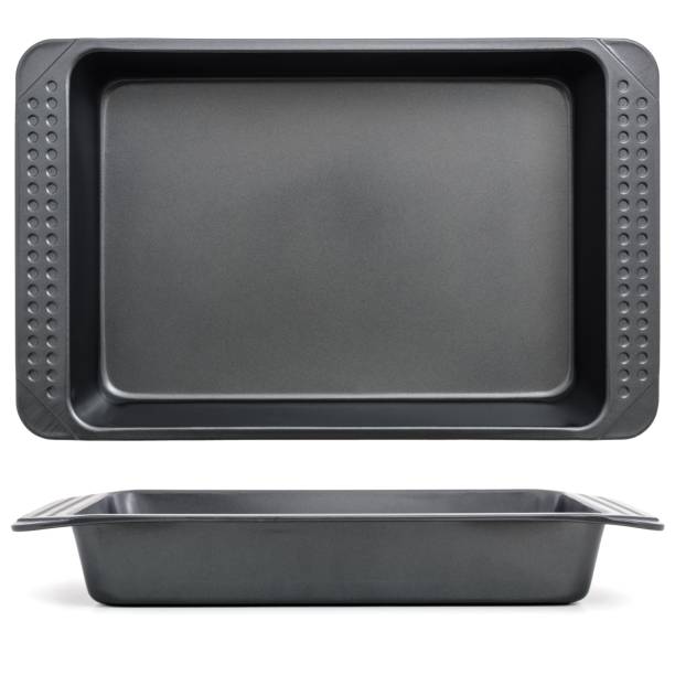 istock Tray for oven  / Empty baking tray isolated on white 942759646