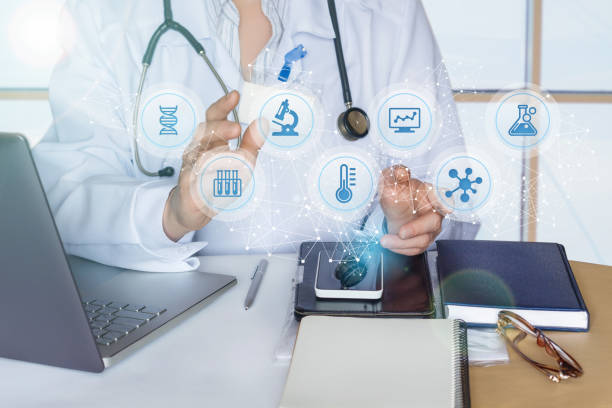 istock Doctor works with the results . 942760052