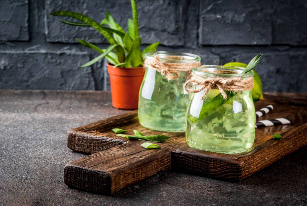 istock Aloe vera or cactus juice 942773922