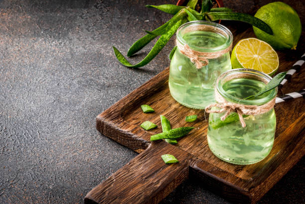 istock Aloe vera or cactus juice 942773924