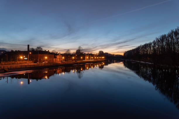 istock evening on the bank of the river 942774450