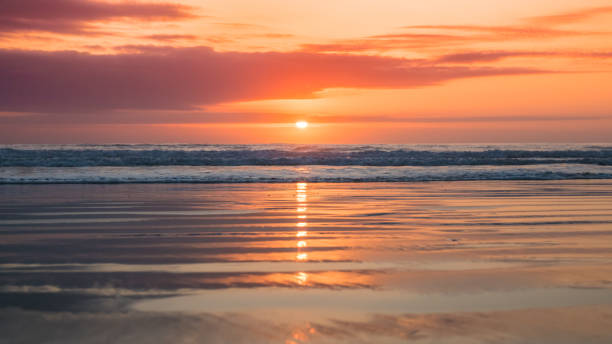 istock Sunrise behind the Mediterranean Sea in Valencia Spain 942777934