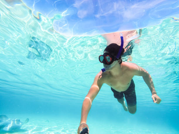 istock Stand up paddle in Bora Bora Island, French Polynesia. 942781056