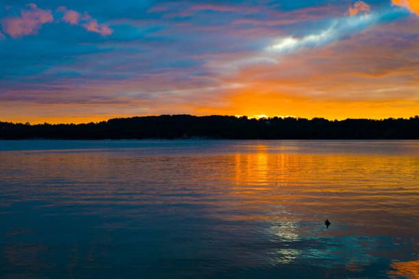 istock Sunset over lake near Munich, Germany 942781744