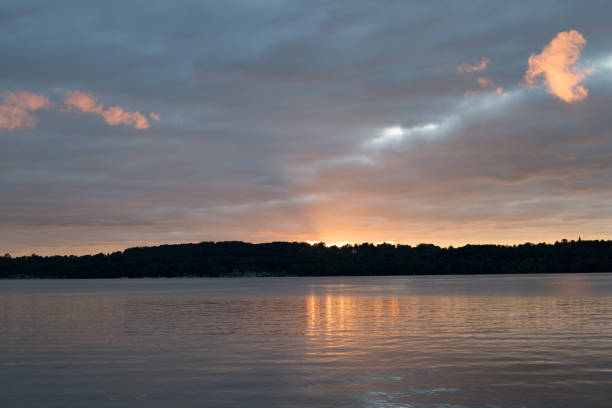 istock Sunset over lake near Munich, Germany 942781844