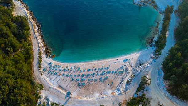 istock Porto Vathy Marble Beach in Thassos Island Greece 942784698