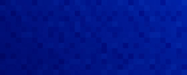 Abstract blue pixel mosaic background - Vector illustration Abstract blue pixel mosaic background - Vector illustration. minecraft floor patterns stock illustrations
