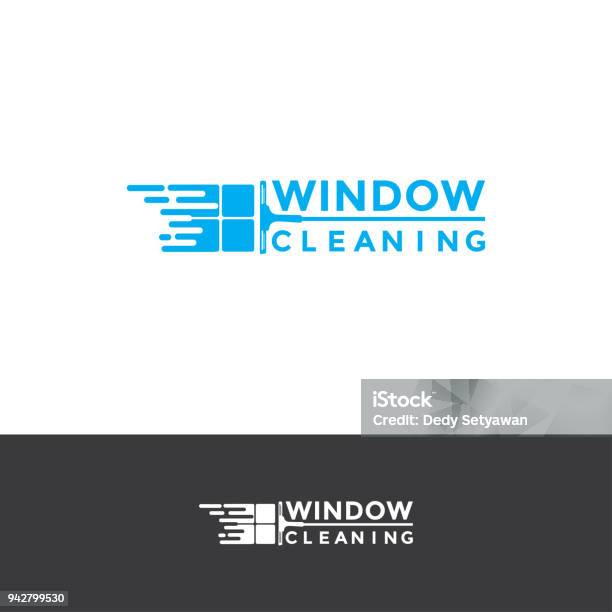 Logo Window Cleaners Stock Illustration - Download Image Now - Window Washer, Logo, Abstract