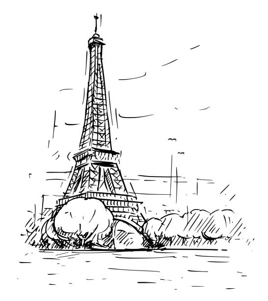 195 Sketch Of The Paris Eiffel Tower Cartoon Stock Photos, Pictures &  Royalty-Free Images - iStock