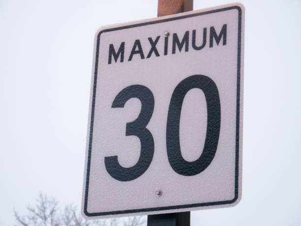 istock Speed Limit 30 sign in Montreal, Canada 942810824