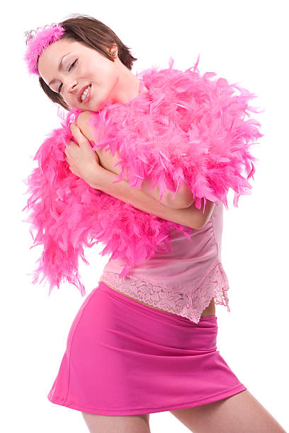 istock Cabaret girl with crossed hands. 94282621