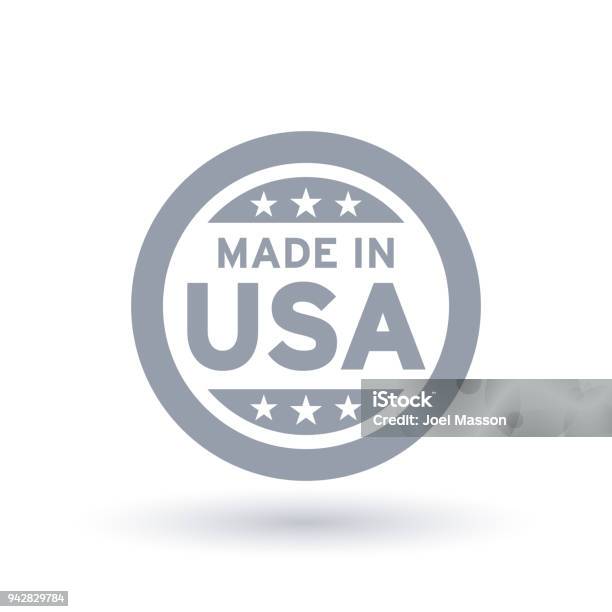 Made In Usasymbol Amerikanisches Produktsymbol Stock Vektor Art und mehr Bilder von Made in the USA - Englischer Satz - Made in the USA - Englischer Satz, Icon, USA