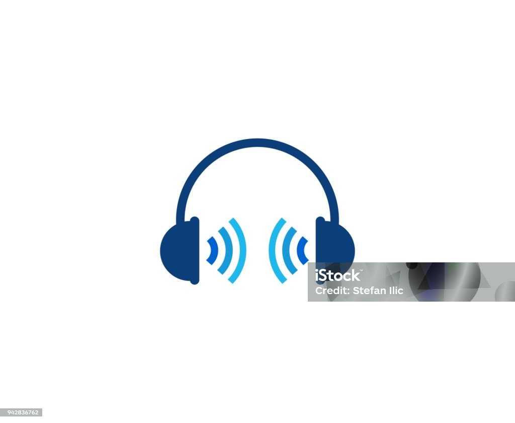 Headphones icon This illustration/vector you can use for any purpose related to your business. Icon Symbol stock vector