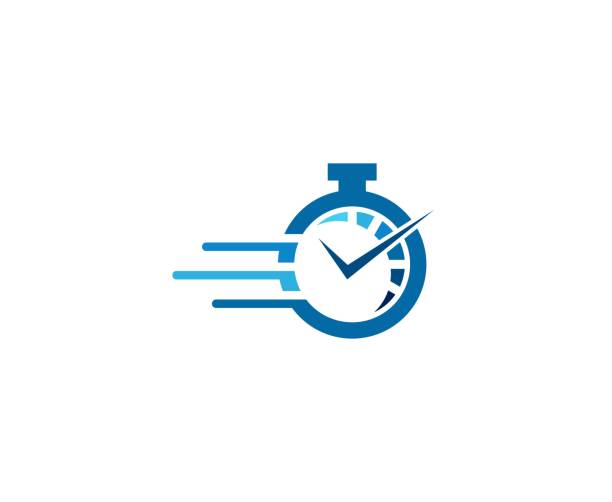 시계 아이콘크기  - stopwatch speed clock time stock illustrations