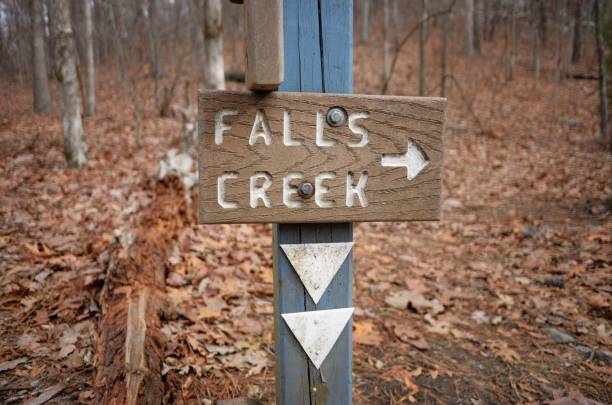 istock Falls creek trail sign 942840916