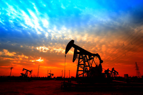 istock The oil pump, industrial equipment 942850224