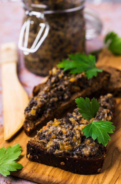 istock Mushroom caviar with vegetables 942857420
