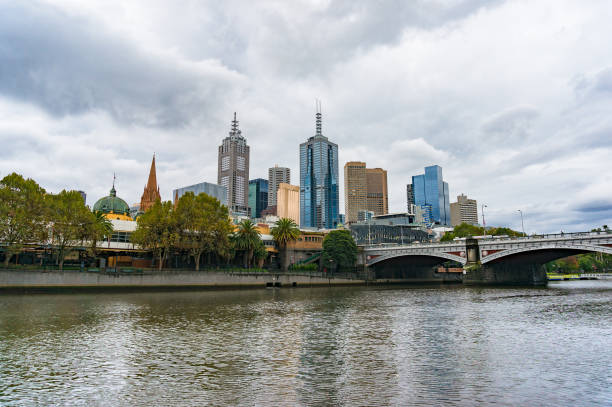 istock Melbourne cityscape and Yarra river at autumn 942858172