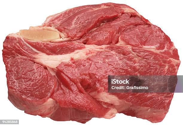 Foto de Roastbeef Isolada No Branco e mais fotos de stock de Bife - Bife, Antibiotico, Açougue