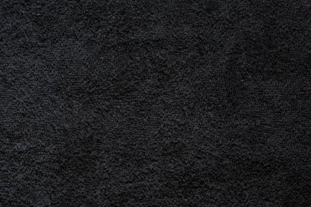 istock Surface of black pile fabric 942861750