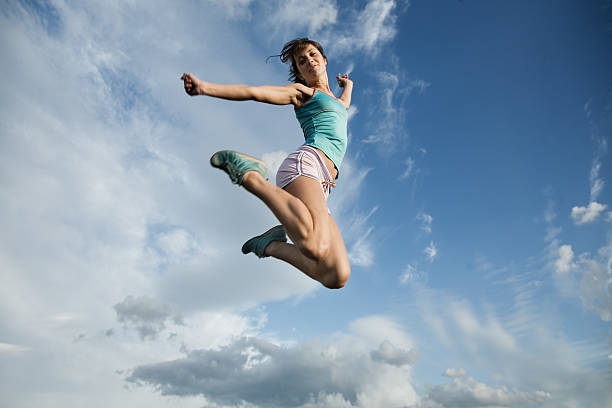 istock People - jump to blue sky 94286176
