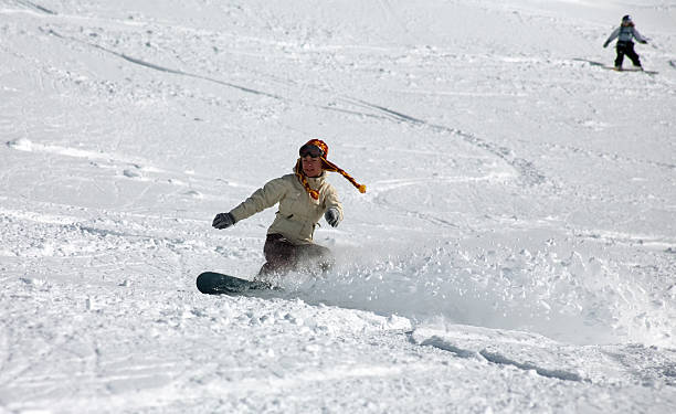 istock People - snowboard girl 94286188