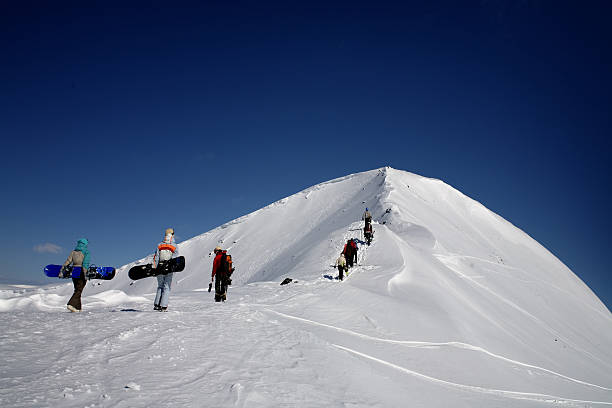 istock Sport - group of snowboarders 94286533