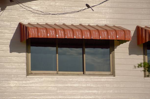 istock rainproof awning of slide window 942867014