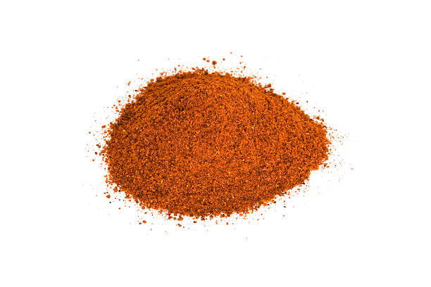 istock Pile of chili powder on white 94287564