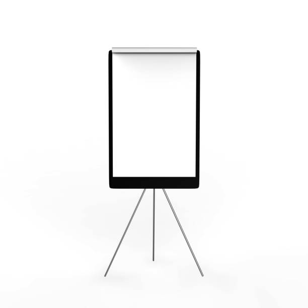 flip board - flipchart whiteboard easel chart imagens e fotografias de stock