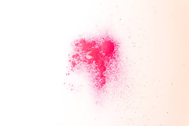 istock powdered red powder paint on a light background 942888644