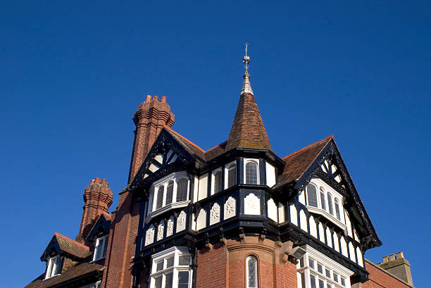 istock Brick and wooden building 94288866