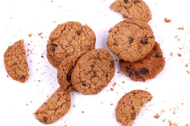 istock Chocolate Chip Cookie isolated on white background 942889858