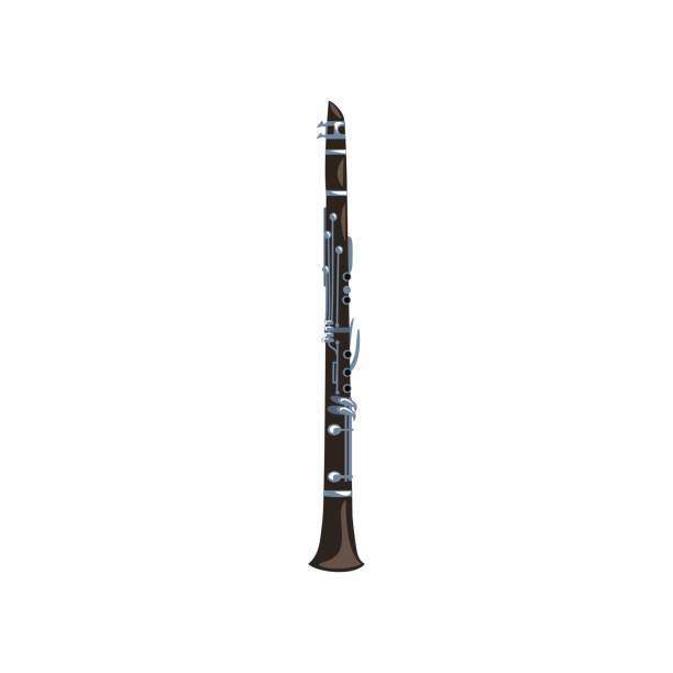 istock Soprano saxophone, music wind instrument vector Illustration on a white background 942892212
