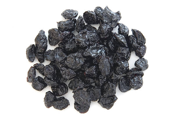 istock Pile of dried blueberries on white 94289567