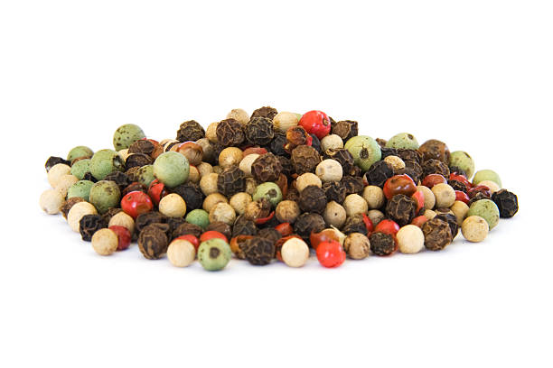 istock Pile of peppercorn melange on white 94289763