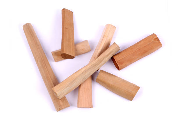 istock Chandan or sandalwood, sandalwood sticks, perfume, selective focus 942900688