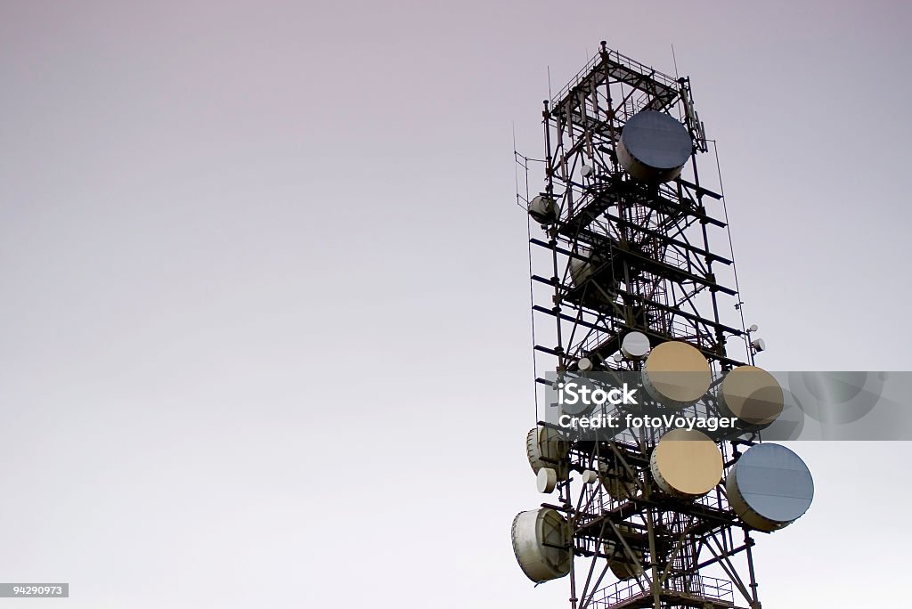 Kommunikation – Luftaufnahme - Lizenzfrei Antenne Stock-Foto