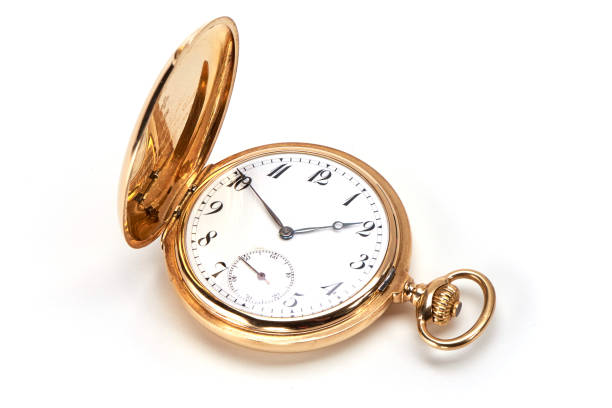 istock luxury gold watch swiss made on white background 942912548