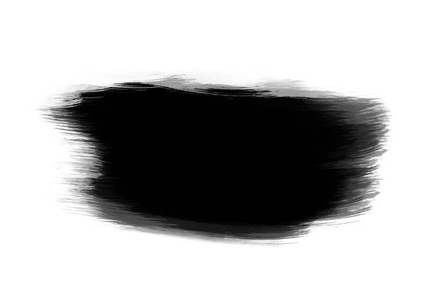 istock Black color graphic patches brush strokes  design effect element for background 942937752