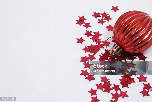 Cartolina Di Natale - Fotografie stock e altre immagini di A forma di stella - A forma di stella, Bianco, Cartolina di Natale