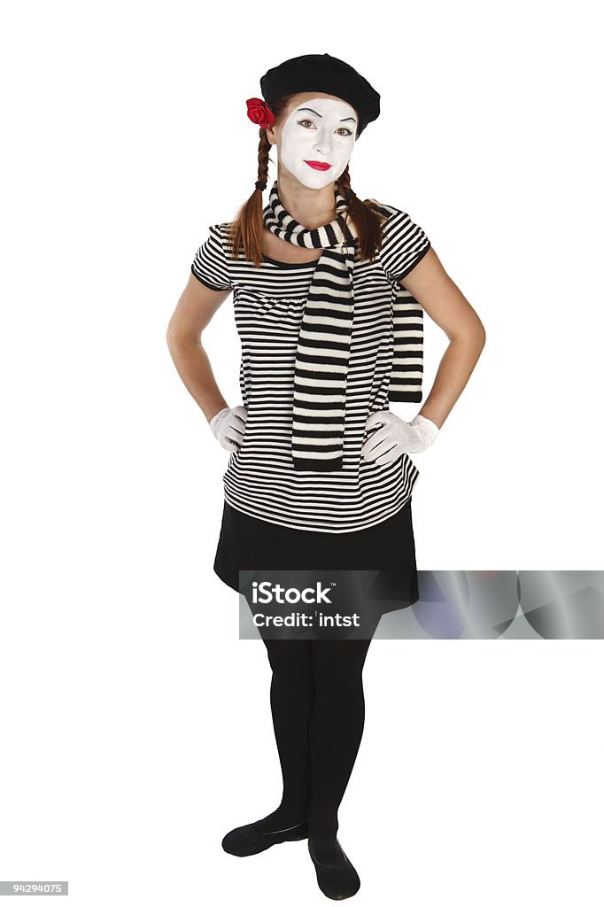 Mime Comediante - Royalty-free 20-24 Anos Foto de stock