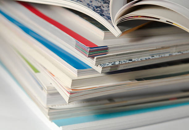 istock Bunch of used magazines 94295121