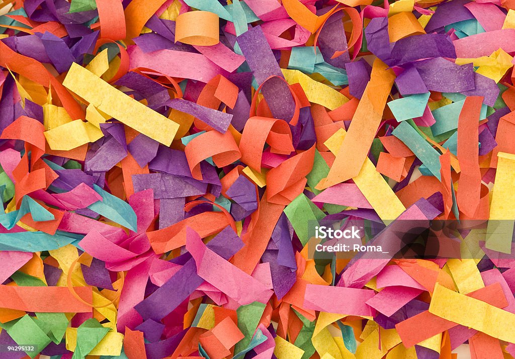 Papier multicolore - Photo de Confetti libre de droits