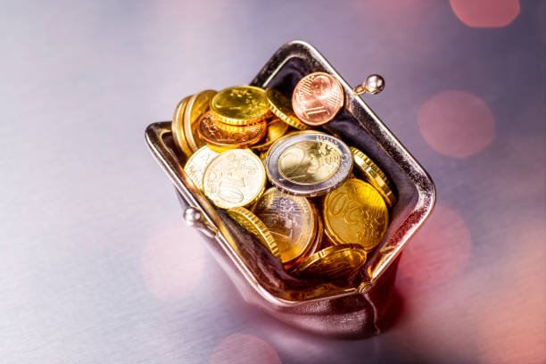 istock Purse with many coins 942952752