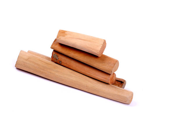 istock Chandan or sandalwood, sandalwood sticks, perfume, selective focus 942954916