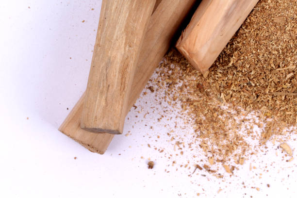 istock Chandan or sandalwood, sandalwood sticks, perfume, selective focus 942955290