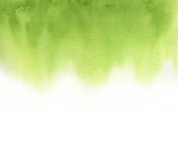 Photo of watercolor absrtract gradient green